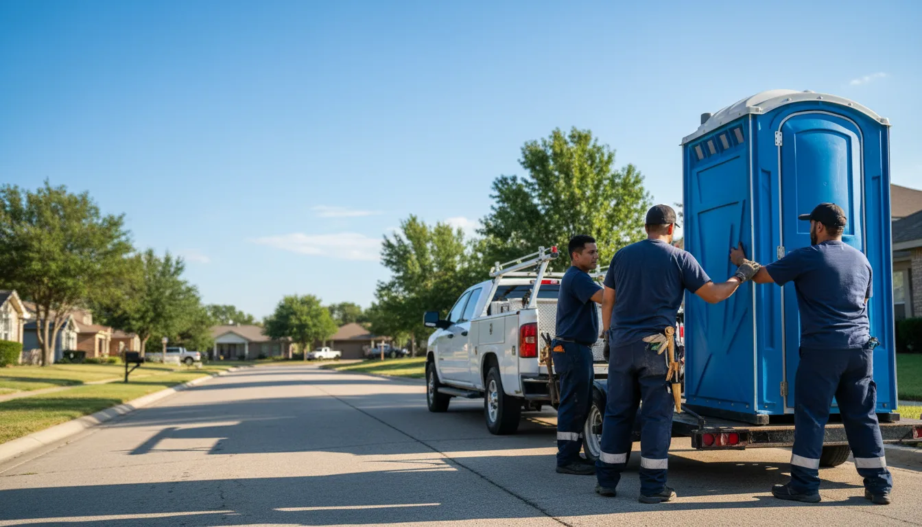 Portable Toilet Rental in Wister, OK near me
